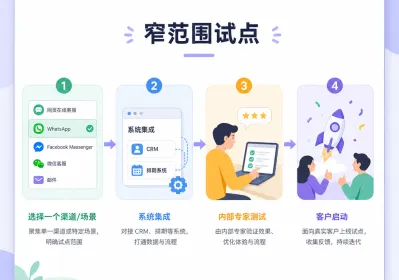 AI客服ROI落地：结构化场景优先四步实操